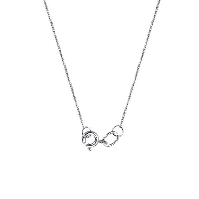 Колье из комбинированного золота с брилиантами (047210)