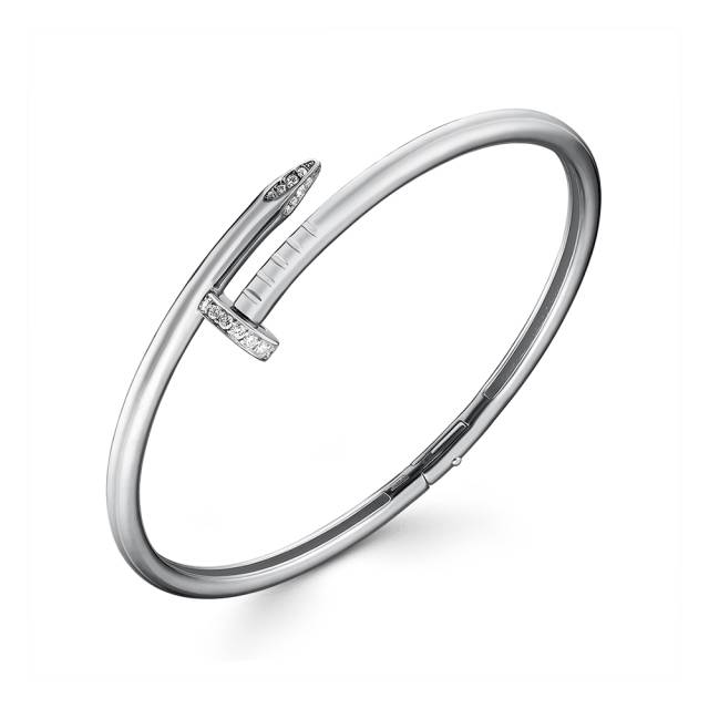 Браслет из белого золота с бриллиантами (059883)