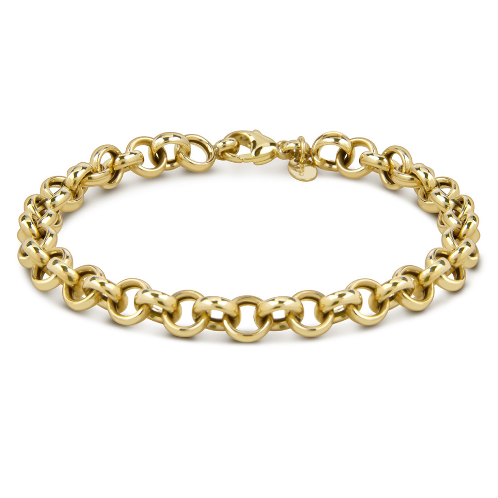 Браслет из жёлтого золота плетение 