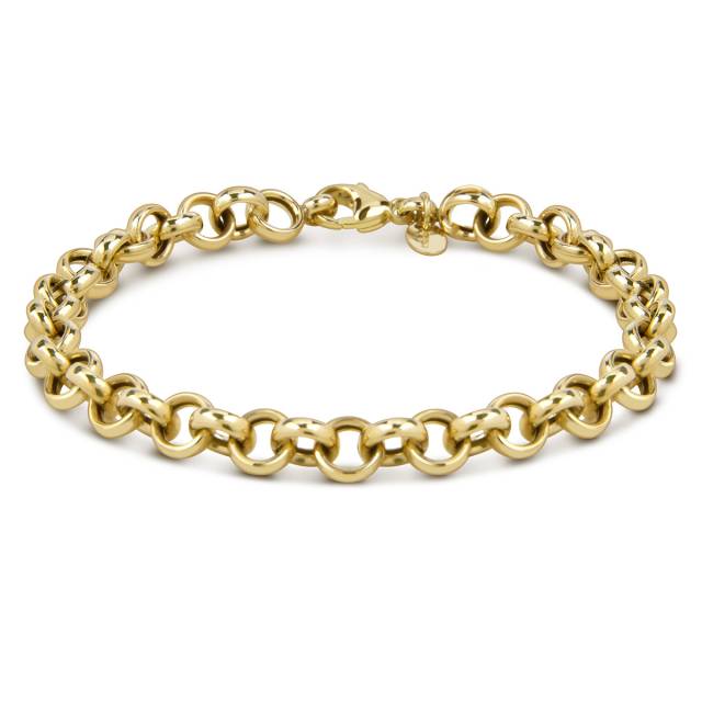 Браслет из жёлтого золота плетение "Ролло" (057800)