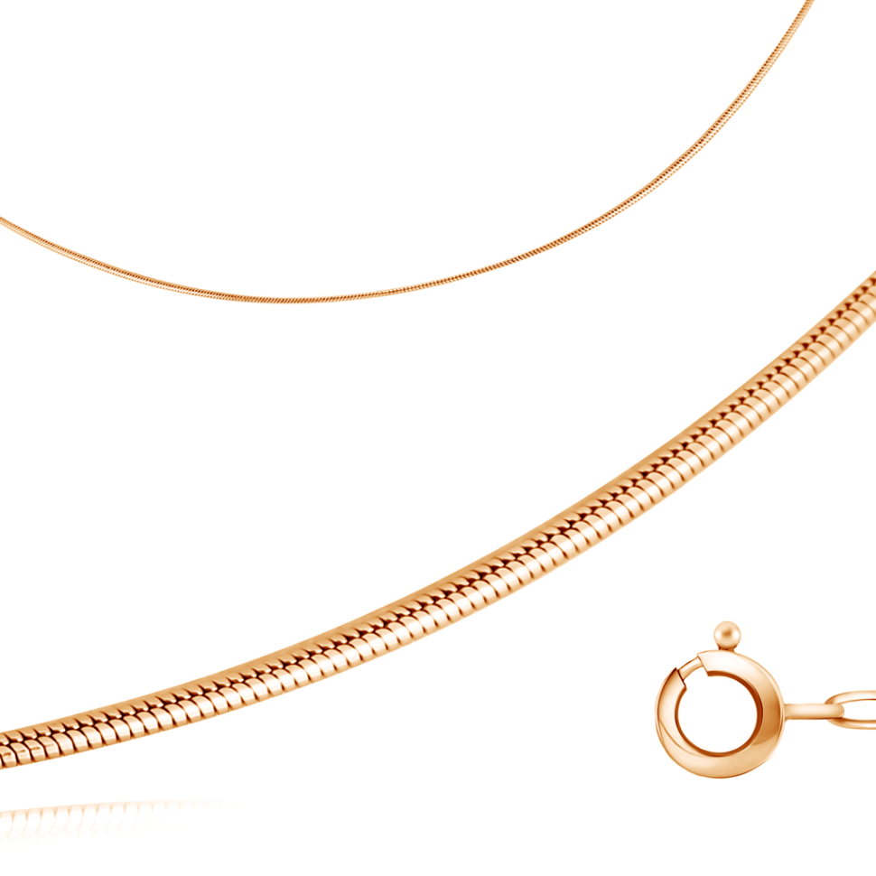 Цепь из красного золота (035786)