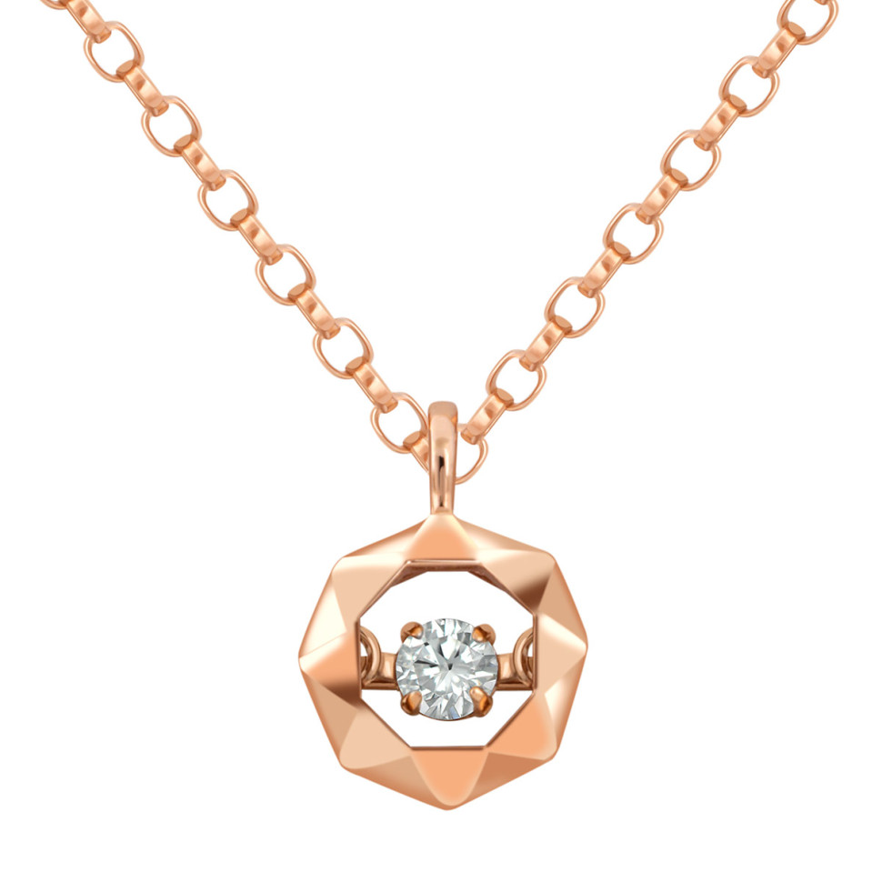 Колье из красного золота с 