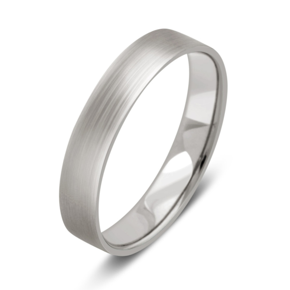 Обручальное кольцо из платины (027141)