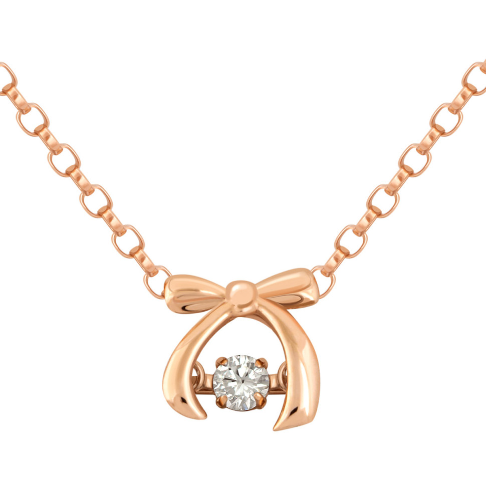 Колье из красного золота с 