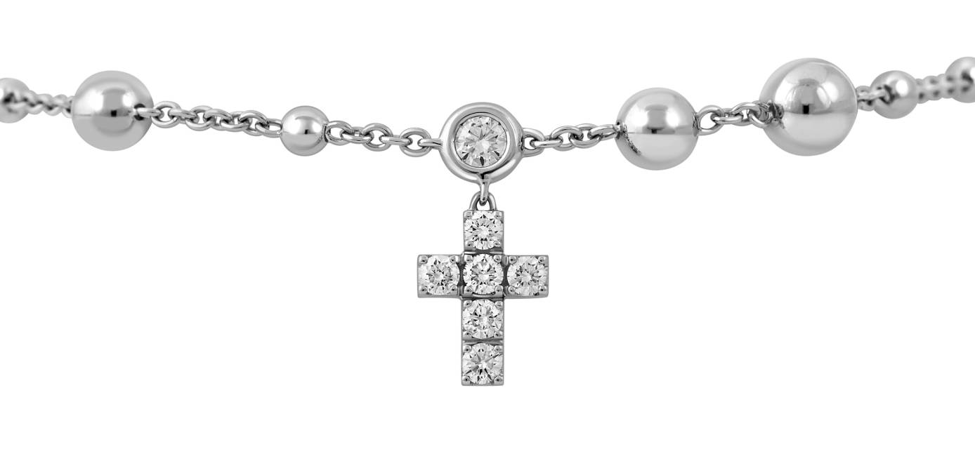 Браслет из белого золота с бриллиантами "Crivelli" (049113)